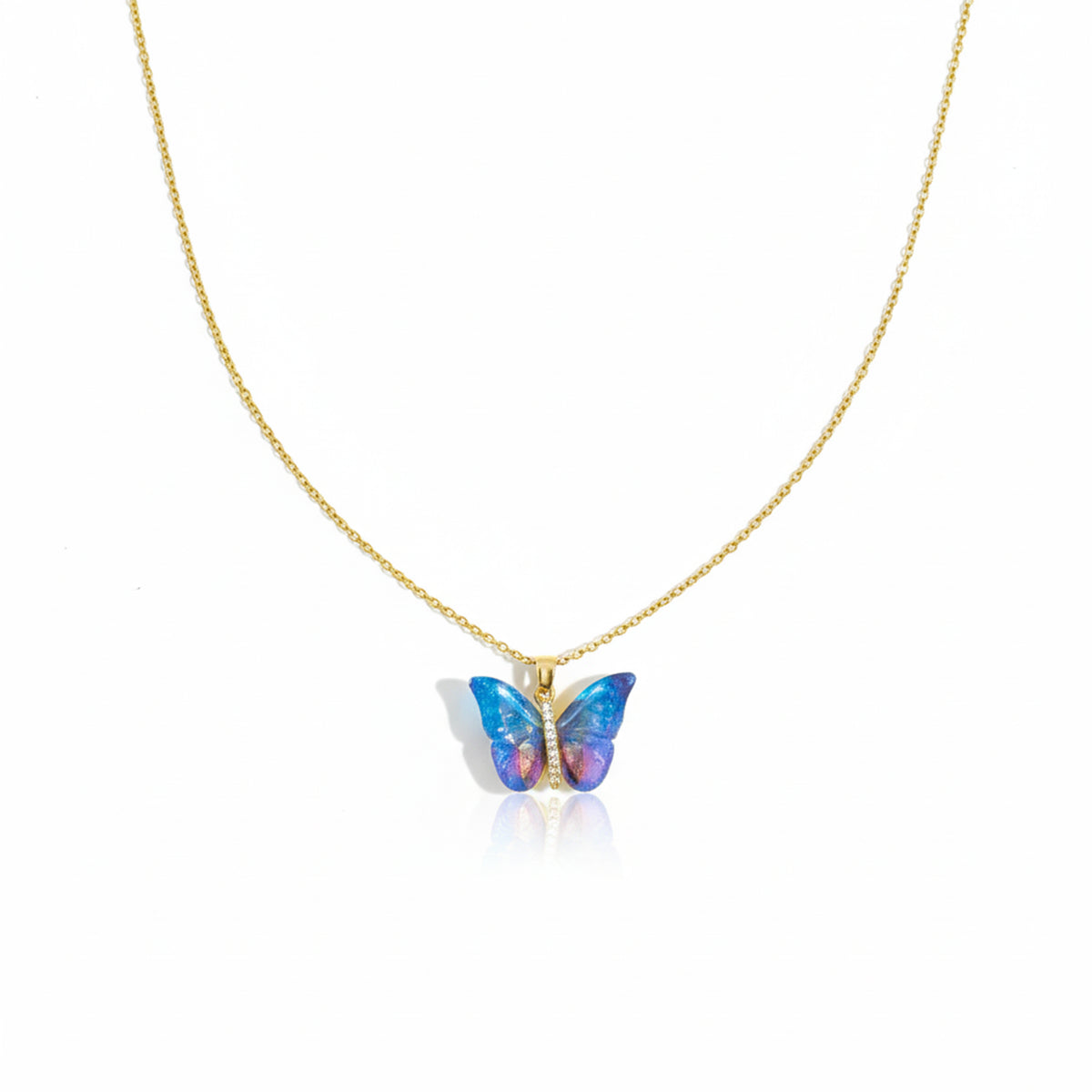 Aurora Butterfly Women’s Necklace GWN 155