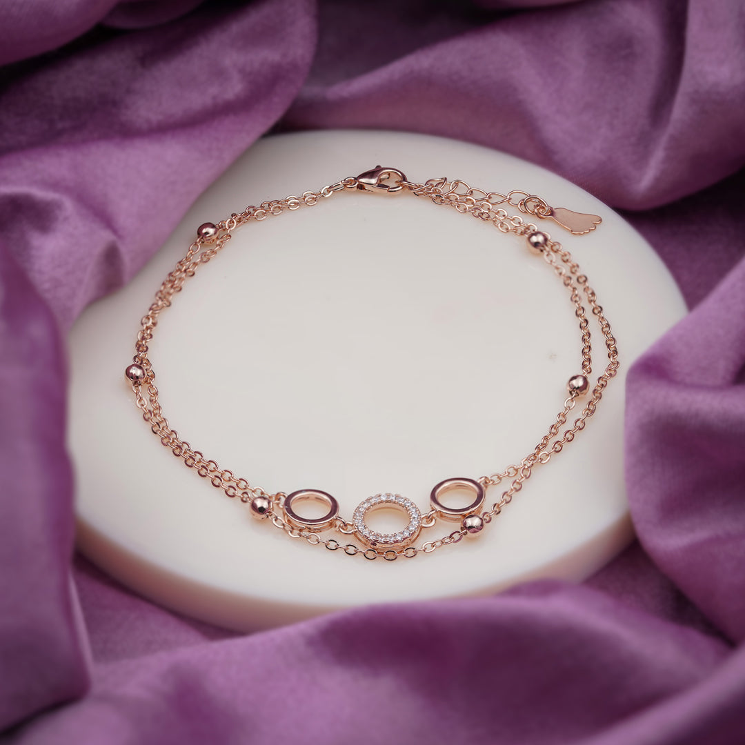 Diamond Glow Premium Anklet for Women