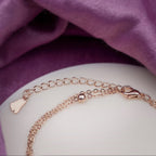Tree of Life Halo Dual Layer Charm Anklet GWA-11