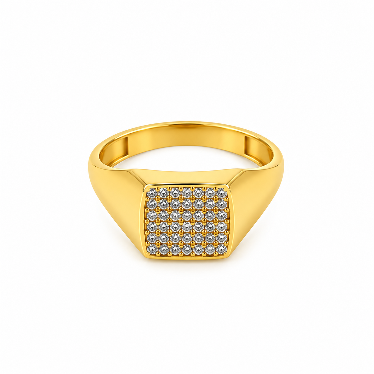 Stone Grid Men’s Ring GMR 57