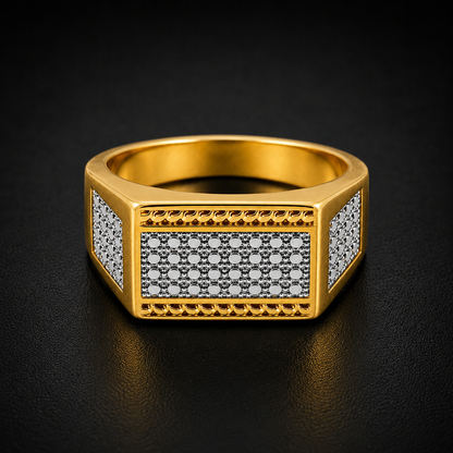 Imperial Grid Men’s Ring GMR 34