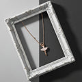 Graceful Ballerina Crystal Pendant Necklace GWN -6