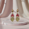 Flora Shine Botanical Leaf Drop Earrings GWE -232