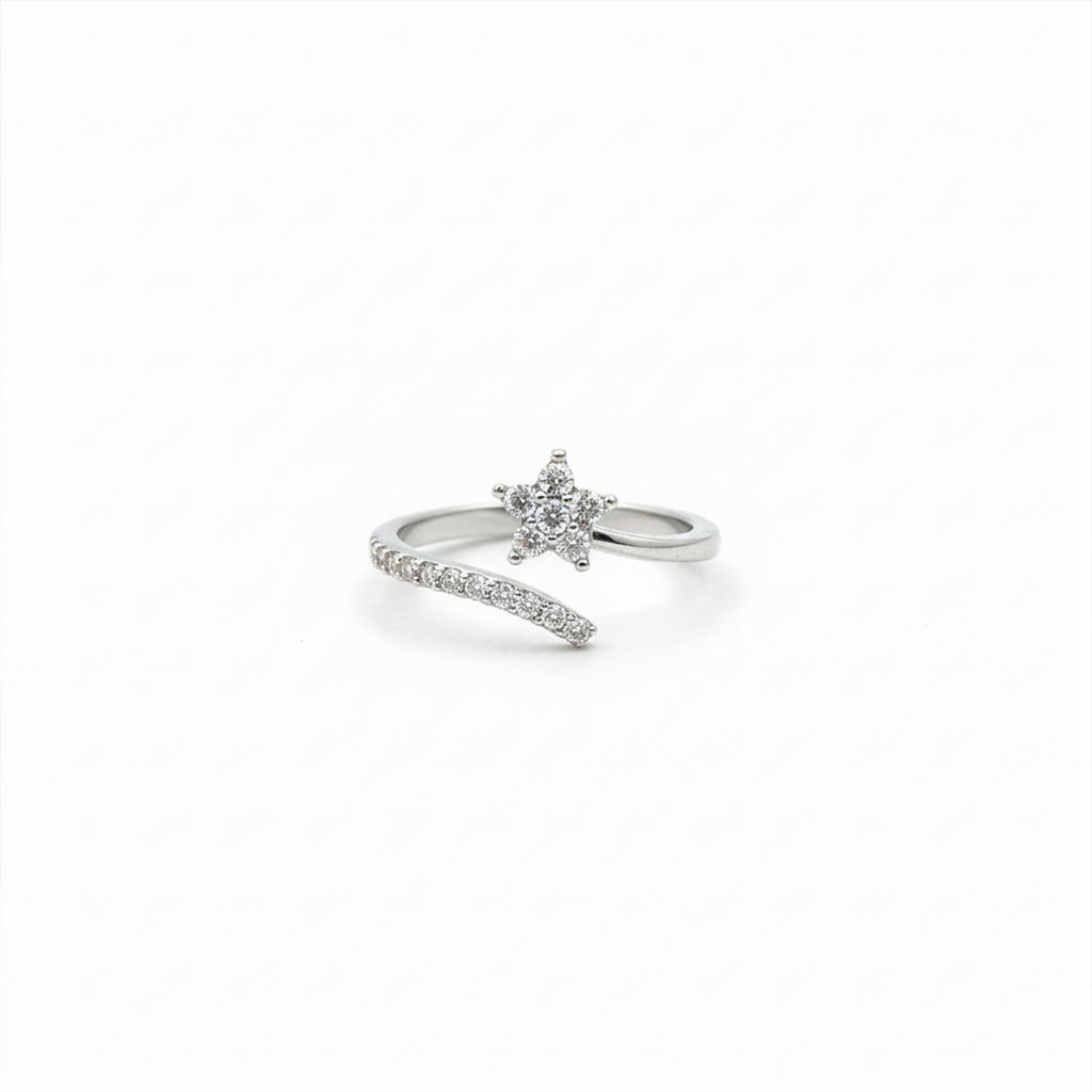 Celestial Star Cluster Bypass Wrap Ring GWR-80