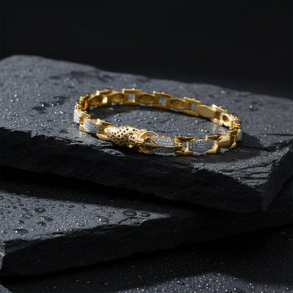 Royal Panther Dual-Tone Men’s Bracelet GMB-13