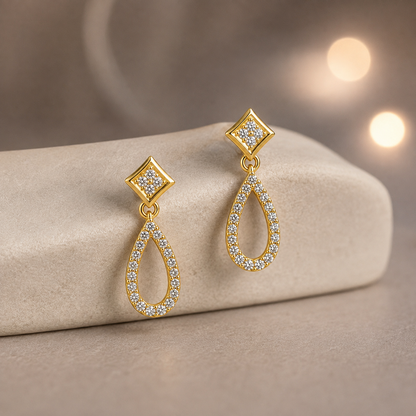 Liora Crystal Teardrop Earrings GWE 296