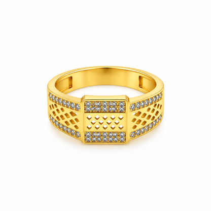 Diamond Cutwork Men’s Ring GMR 55