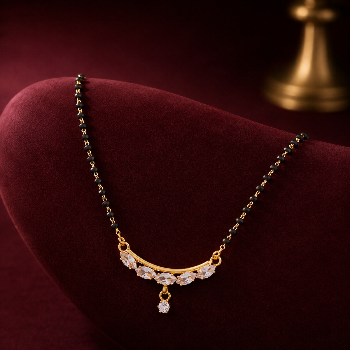 Celeste Crystal Arc Drop Women’s Mangalsutra GWM 4