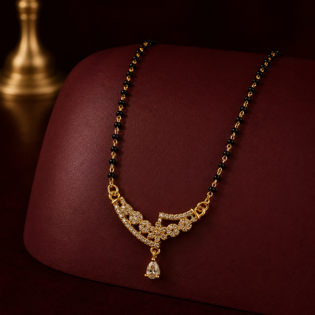 Aurelia Crystal Vine Drop Women’s Mangalsutra GWM 21
