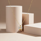 Modern Crystal Ribbon Bow Choker GWN -136