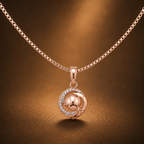 Orbit Pearl Swirl Necklace GWN-215