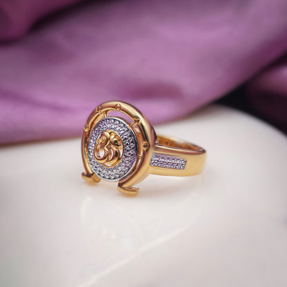 Om Chakra Men’s Ring GMR-6
