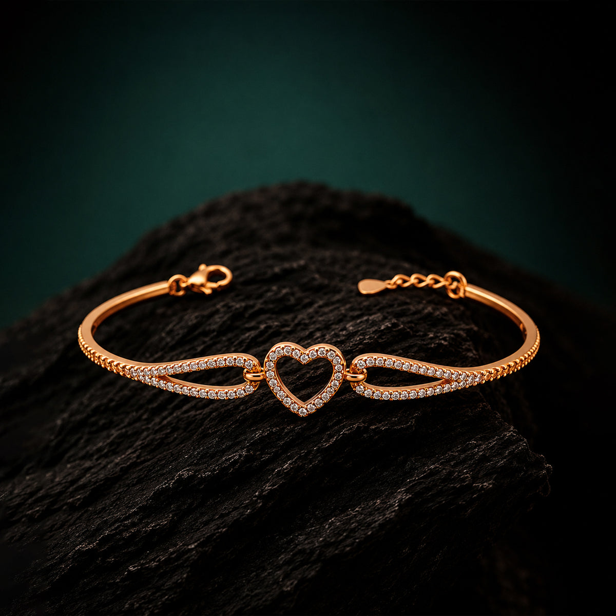 Amorette Crystal Heart Bracelet GWB 176