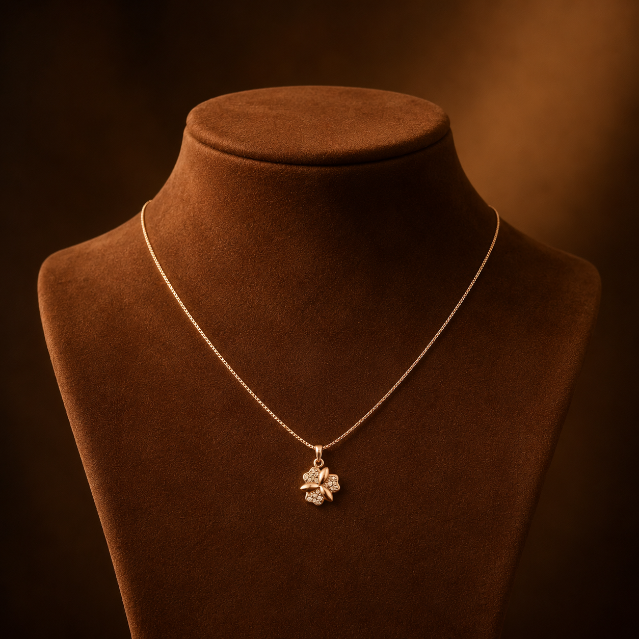 Twinkle Petal Charm Necklace GWN-208