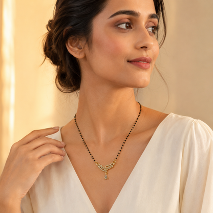 Aurelia Crystal Vine Drop Women’s Mangalsutra GWM 21