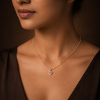 Twin Heartline Pendant Necklace GWN-210