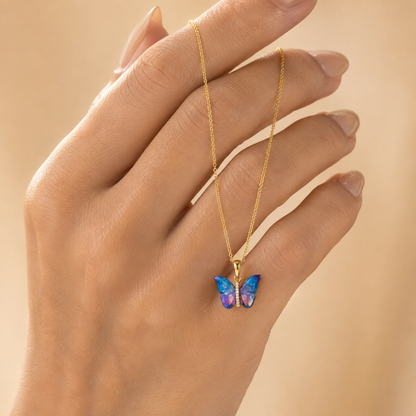 Aurora Butterfly Women’s Necklace GWN 155