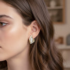 Classic Water Drop Opal Stud Earrings GWE -142