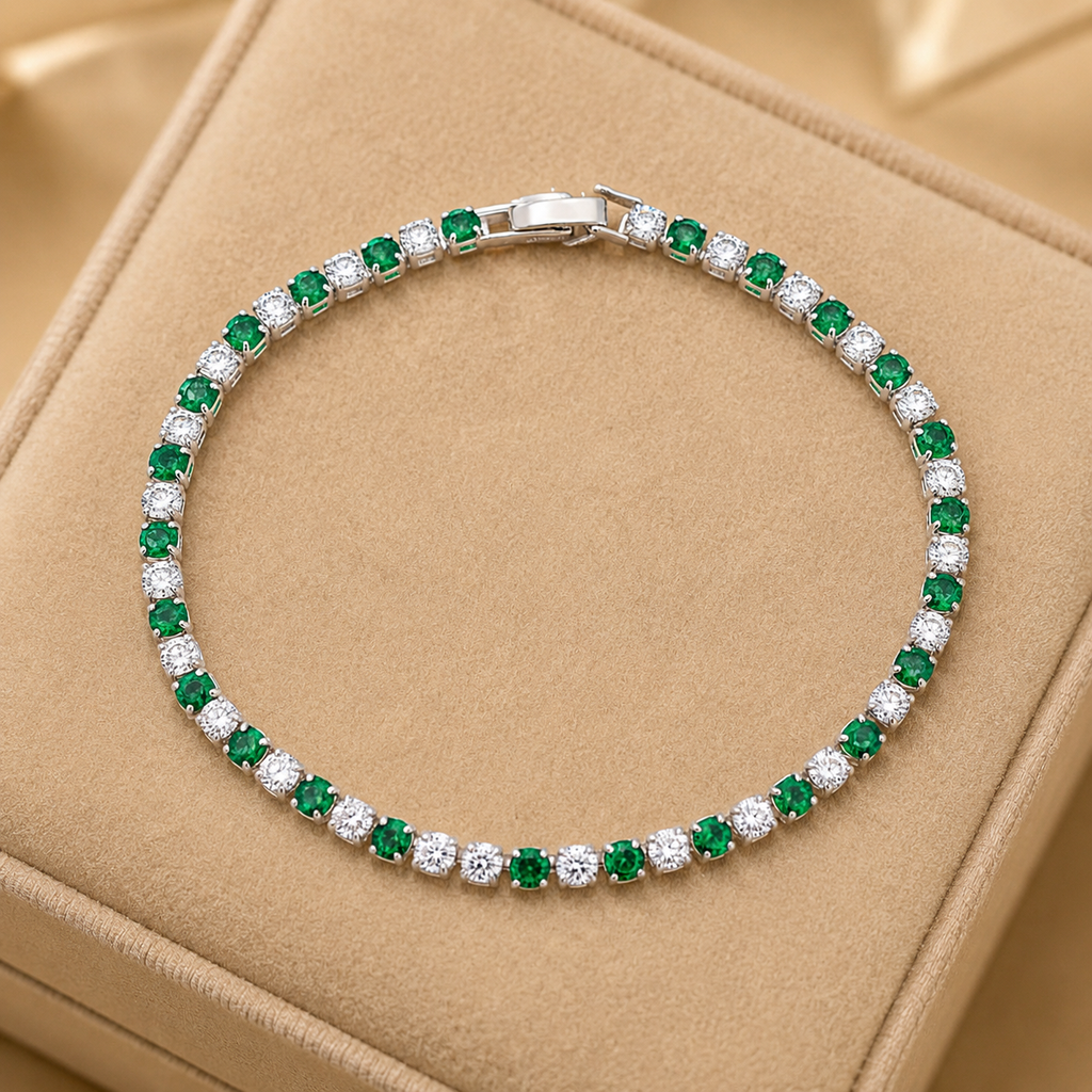 Emerald Glint Bracelet  GWB-70