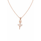 Graceful Ballerina Crystal Pendant Necklace GWN -6