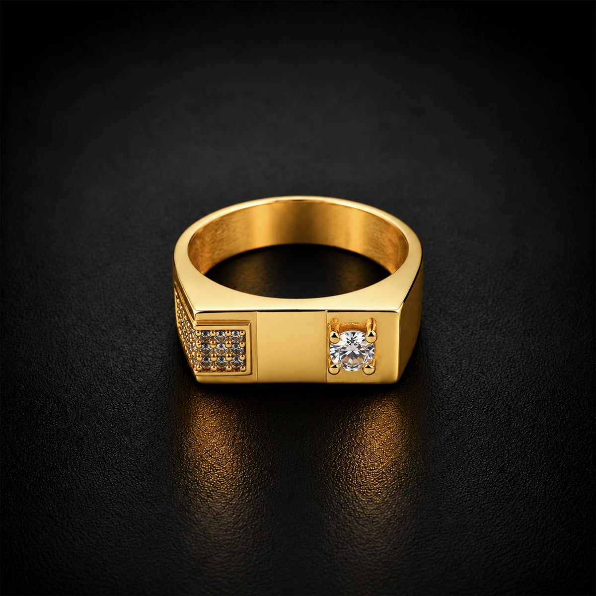 Solitaire Accent Men’s Ring GMR 61