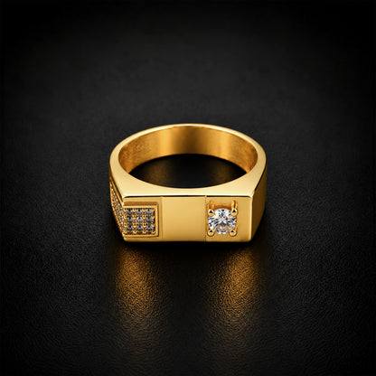 Solitaire Accent Men’s Ring GMR 61