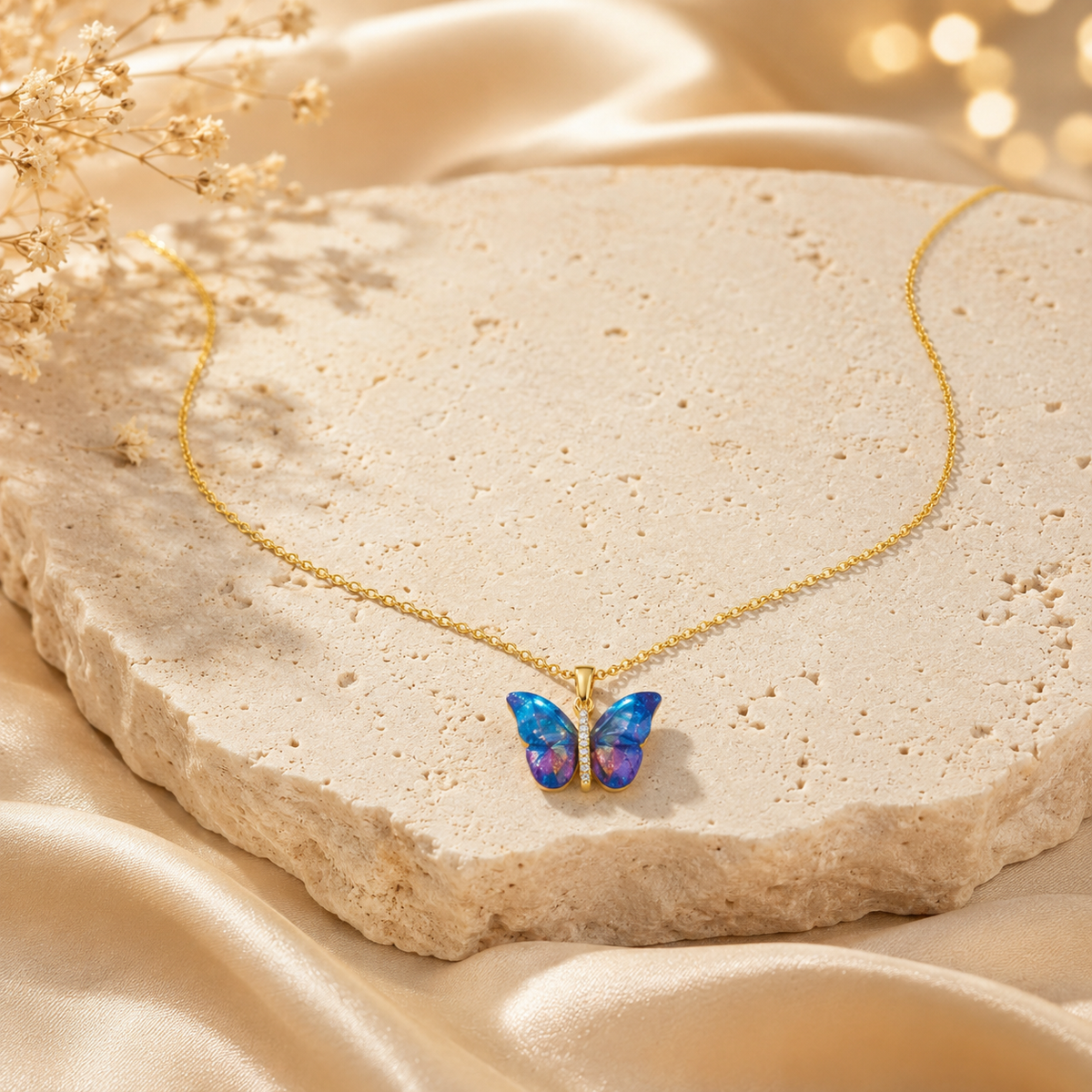 Aurora Butterfly Women’s Necklace GWN 155