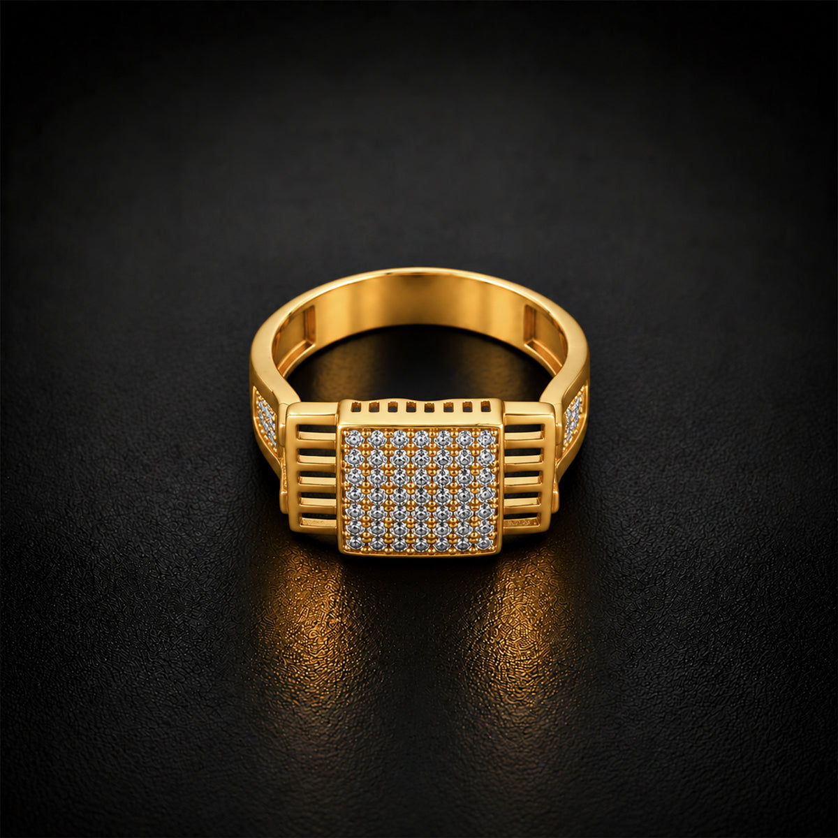 Architectural Grid Men’s Ring GMR 52