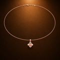 Crystal Clover Pendant Necklace GWN-204