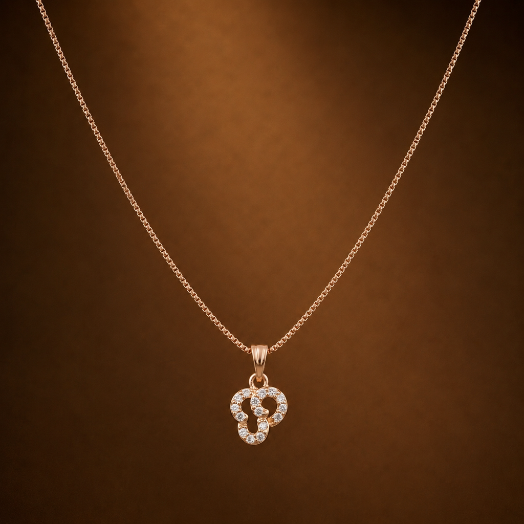 Crystal Triple Loop Necklace GWN-206