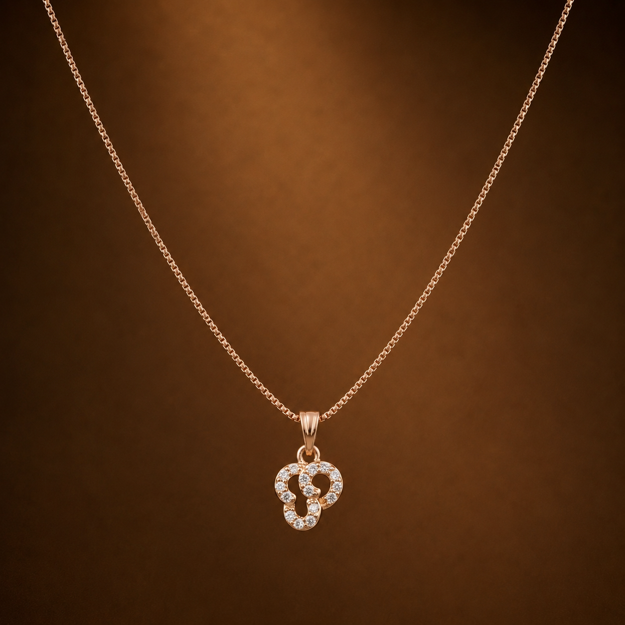 Crystal Triple Loop Necklace GWN-206