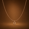 Rose Gold Floral Leaf Necklace GWN-216