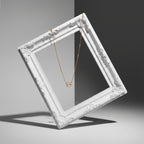 Golden Infinity Halo Pendant Necklace GWN -50