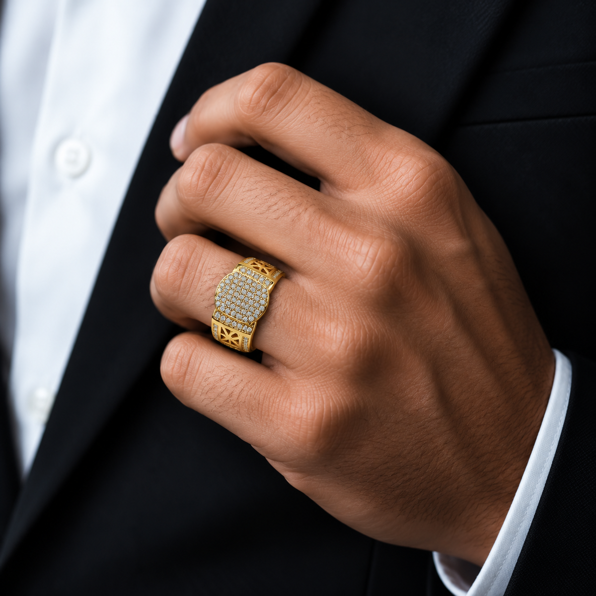 Grand Crest Stone Men’s Ring GMR 62