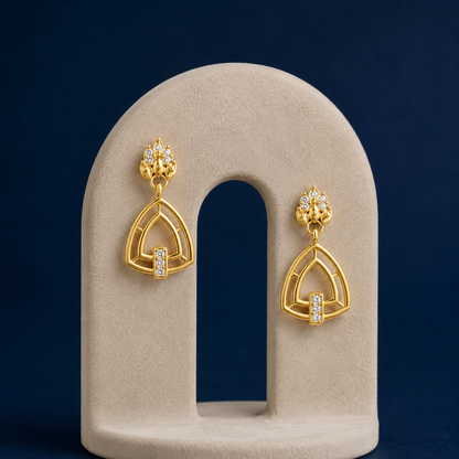 Arvena Crown Arch Drop Earrings GWE 294