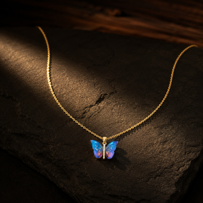 Aurora Butterfly Women’s Necklace GWN 155