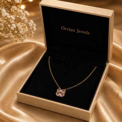 Blush Clover Women’s Necklace GWN 85