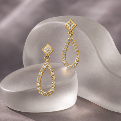 Liora Crystal Teardrop Earrings GWE 296