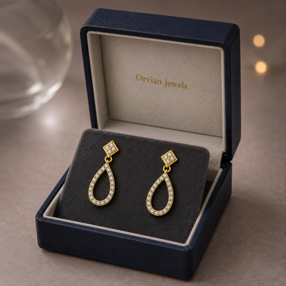 Liora Crystal Teardrop Earrings GWE 296