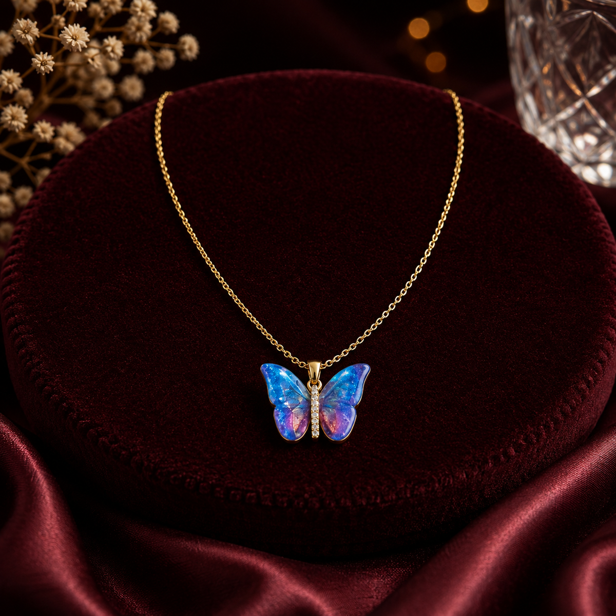 Aurora Butterfly Women’s Necklace GWN 155