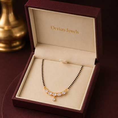 Celeste Crystal Arc Drop Women’s Mangalsutra GWM 4