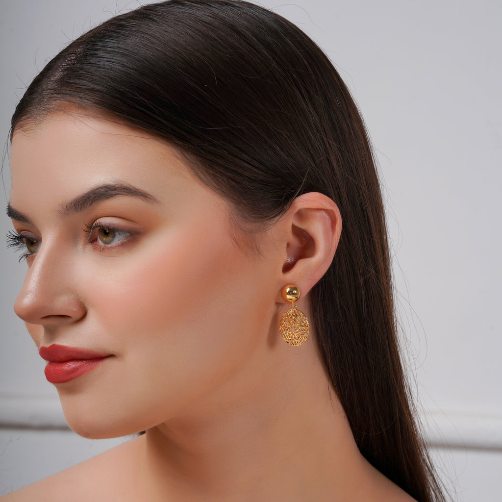 Sunora Weave Drops Earrings for Women