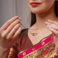 Interlocking Double Heart Dual Layer Anklet GWA-18
