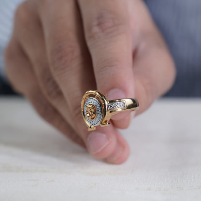 Om Chakra Men’s Ring GMR-6
