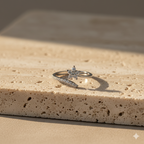 Celestial Star Cluster Bypass Wrap Ring GWR-80