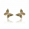 Flora Shine Vintage Butterfly Studs GWE -146