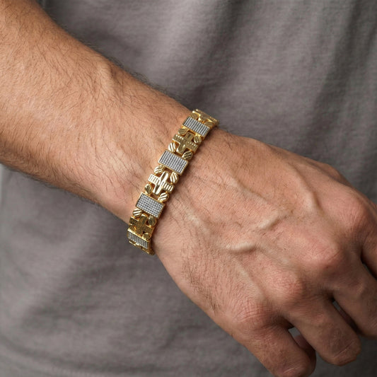 Imperial Geometric Men’s Bracelet GMB-10